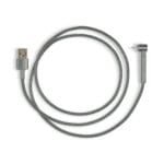 Custom Side Kick Charging Cable - Medium Grey - 3