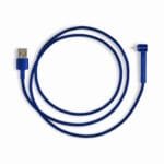 Custom Side Kick Charging Cable - Royal Blue - 1