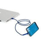 Custom Side Kick Charging Cable - Royal Blue