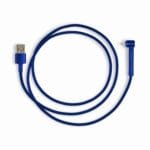 Custom Side Kick Charging Cable - Royal Blue - 2