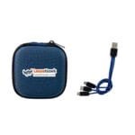 Custom Textured 3-in-1 Charging Cable Set - 2