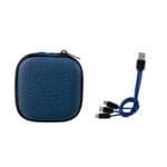 Custom Textured 3-in-1 Charging Cable Set - 3