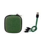 Custom Textured 3-in-1 Charging Cable Set - 5