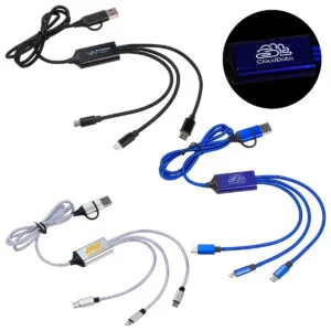 Custom Traverse 3-in-1 Charging Cable