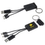 Custom Triplet 3-in-1 Charging Cable with Screen Cleaner - 2