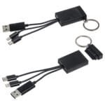 Custom Triplet 3-in-1 Charging Cable with Screen Cleaner - 3