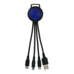 Custom Two Tone 3-in-1 Charging Cable - 3