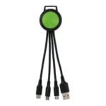 Custom Two Tone 3-in-1 Charging Cable - 9