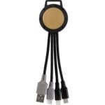 Custom Two Tone Dual Input 3-in-1 Charging Cable - 3