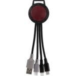 Custom Two Tone Dual Input 3-in-1 Charging Cable - 7