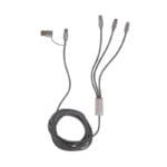 Custom Virgo 9' RPET 5-in-1 Charging Cable - 1