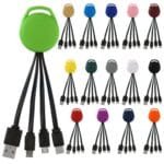 Custom Vivid 3-in-1 Charging Cable - 1
