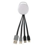 Custom Vivid Dual Input 3-in-1 Charging Cable - 7