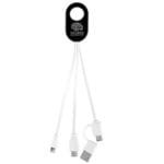Custom "WEBER" 5-in-1 Cell Phone Charging Cable with Carabiner Clip - 3