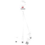 Custom "WEBER" 5-in-1 Cell Phone Charging Cable with Carabiner Clip - 6