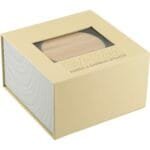 Custom Wireless Charging Garm Fabric & Bamboo Bluetooth Speaker - 1