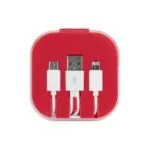 Custom 3 Piece Charging Cable Set with Phone Holder - 1