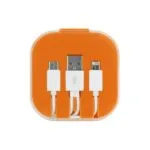 Custom 3 Piece Charging Cable Set with Phone Holder - 5