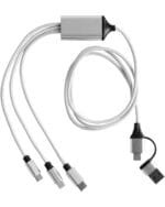 Custom 3-in-1 Charging Cable with Dual Input - 2