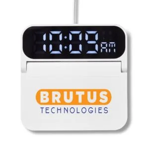 Custom Foldable Alarm Clock & Wireless Charger