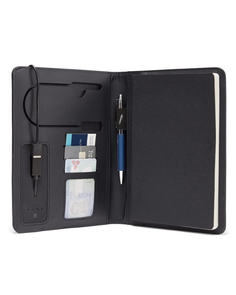 Custom Roma 6"x8" Wireless Power Charger Refillable Journal - 2