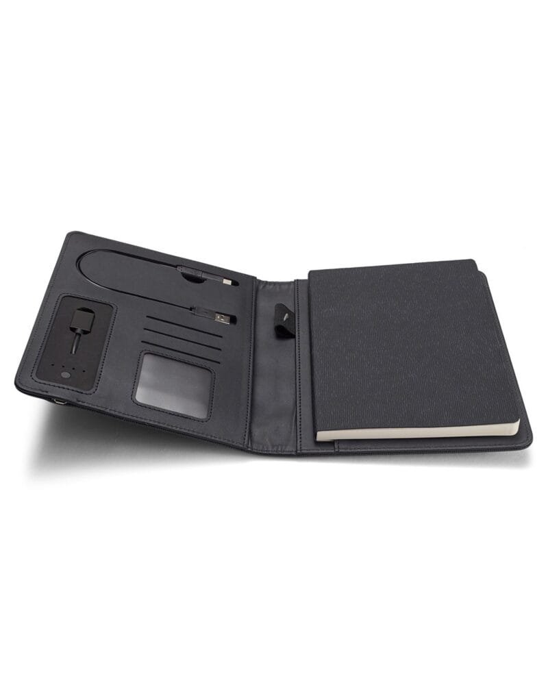 Custom Roma 6"x8" Wireless Power Charger Refillable Journal - 4