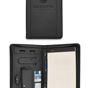 Custom Roma Tech Portfolio With Power Bank And Wireless Charger