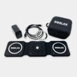 Custom Trio Pro - 3-In-1 Travel Charger With Case - Black - 3