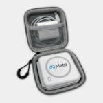 Custom Trio Pro - 3-In-1 Travel Charger With Case - White - 3