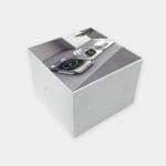 Custom Trio Pro - 3-In-1 Travel Charger With Case - White - 6