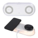 Custom Twin Deck 2-in-1 Wireless Charger with Ambient Light - 1