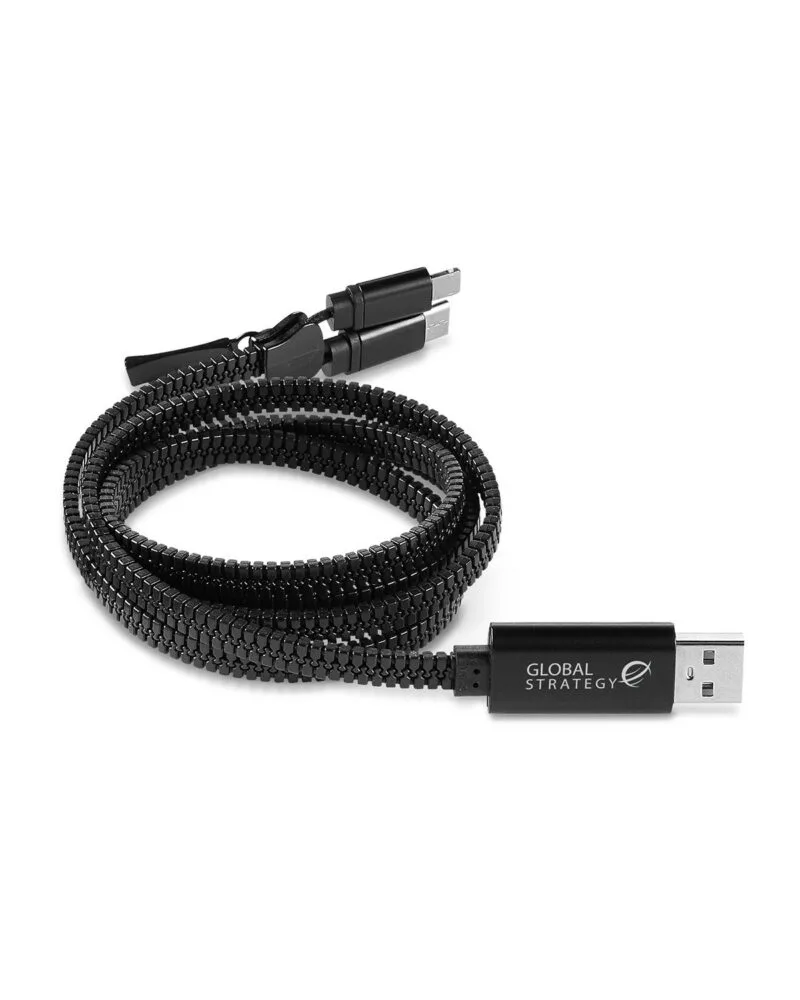 Custom Zipper Charging Cable.