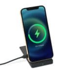 Custom Eden Collapsible Desk Charger - Charcoal Heather - 2