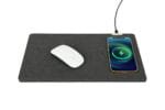 Custom Eden Wireless Charging Mouse Pad - Charcoal Heather - 1