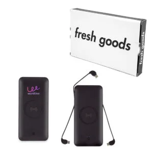 Custom Fresh Goods 5-in-1 Wireless Power Bank