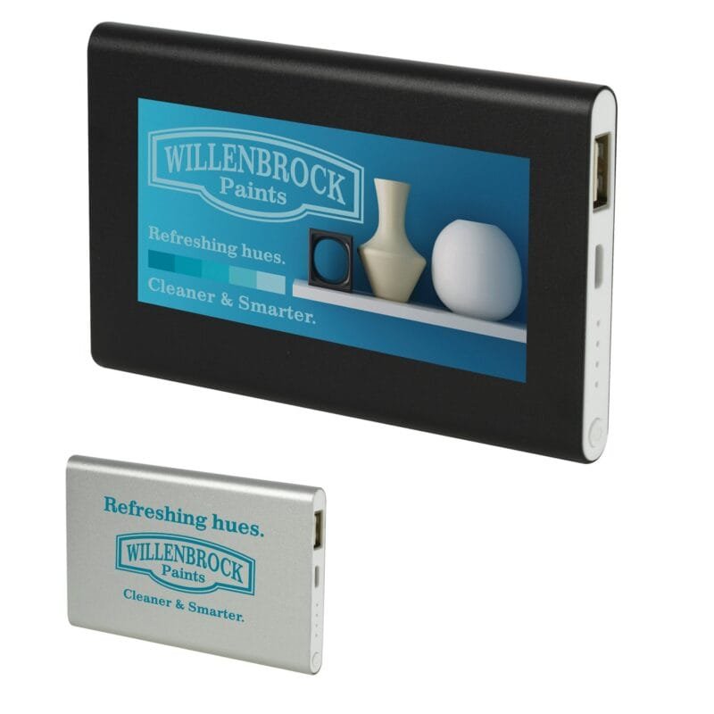 Custom Good Value™ Compact Aluminum Power Bank 4000 mAh