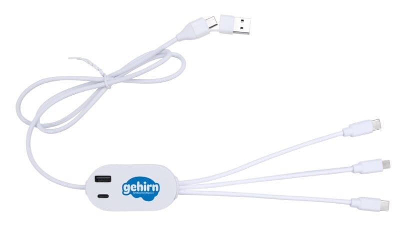 Custom Good Value™ DualLink Charging Cable 2A with USB Hub - 2