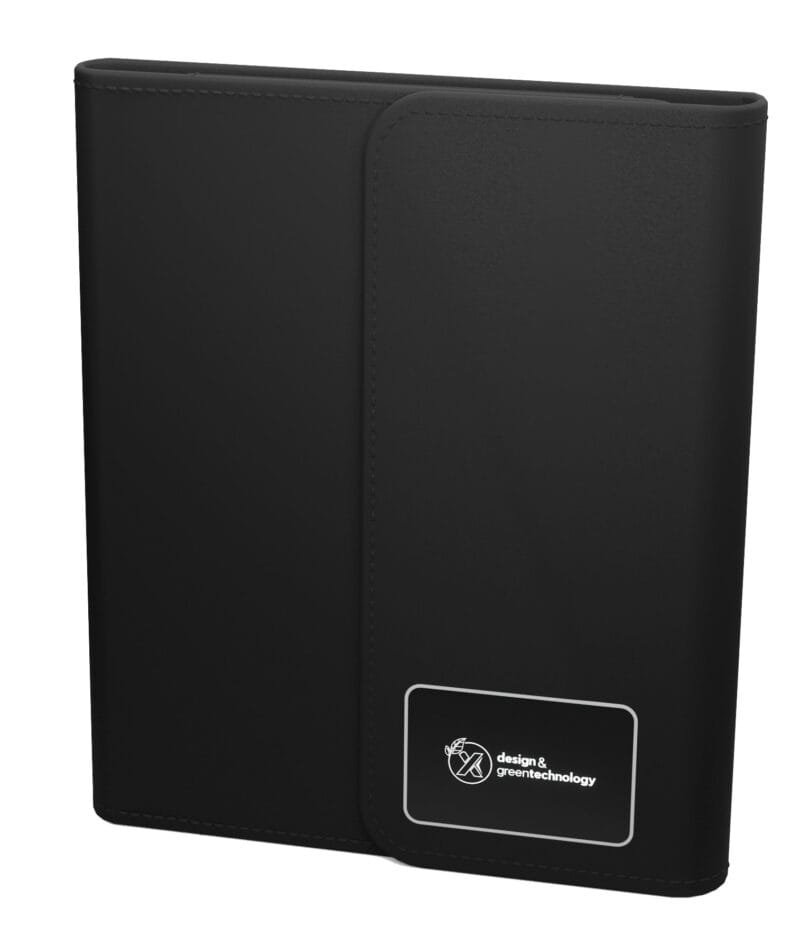 Custom SCX Innovative Design™ Wireless Charging Notebook A5 with Power Bank 4000 mAh