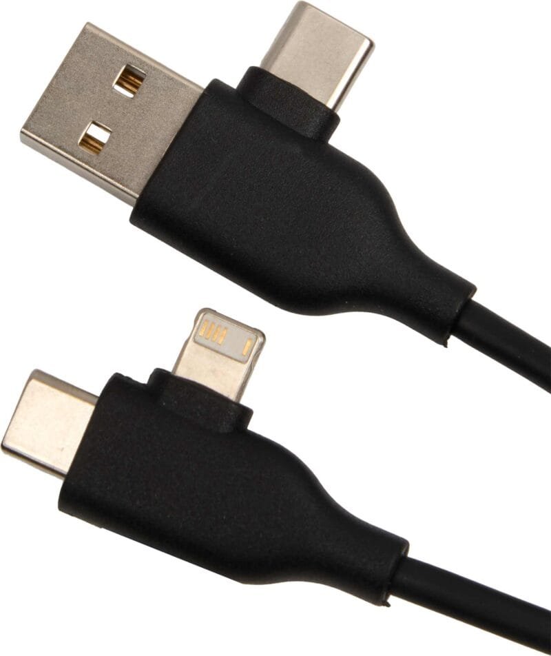 Custom 5-IN-1 Charging Cable with USB-A/C Hub - 7