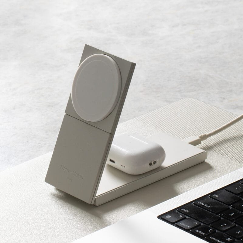 Custom Native Union Rise 2-IN-1 Qi2 Wireless Charger - Sandstone - 9
