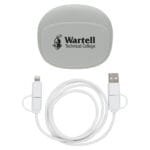 Custom Stow 'N Go 4-in-1 60W PD 39" Data & Fast Charging Cable with Silicone Pouch - 2