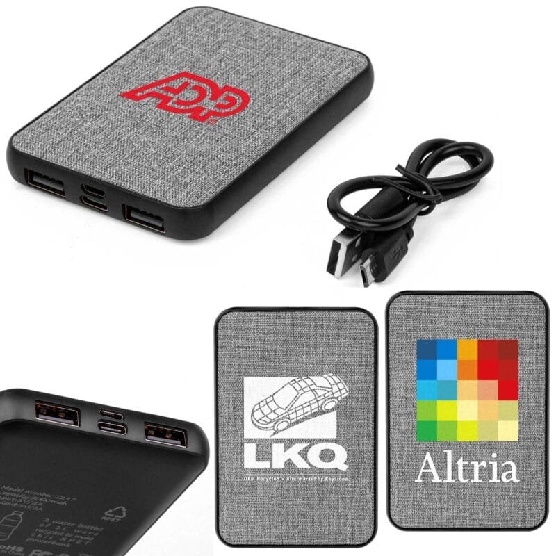 Custom 5000mAh Manchester RPET Power Bank