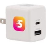 Custom ETL Listed 20W Dual USB-A and C Wall Charger - 2