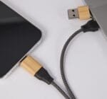 Custom FSC® 100% Bamboo 5-in-1 100W Laptop Charging Cable - 9