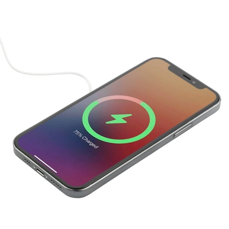 Custom FSC® 100% Bamboo MagClick™ Fast Wireless Charging Pad - 9