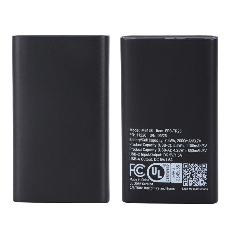 Custom Triumph 2000mAh UL-Listed Power Bank - 3