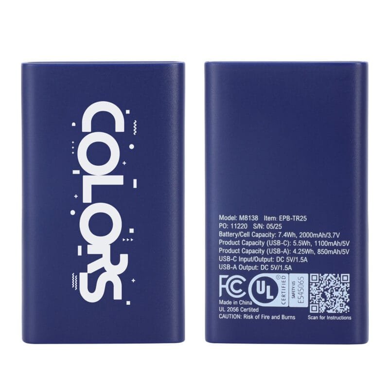 Custom Triumph 2000mAh UL-Listed Power Bank - 4