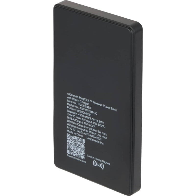 Custom 4000mAh MagClick™ PowerBank with iWatch Charger - 3