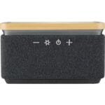 Custom Boost Fabric and Bamboo Wireless Charging Speaker - 8