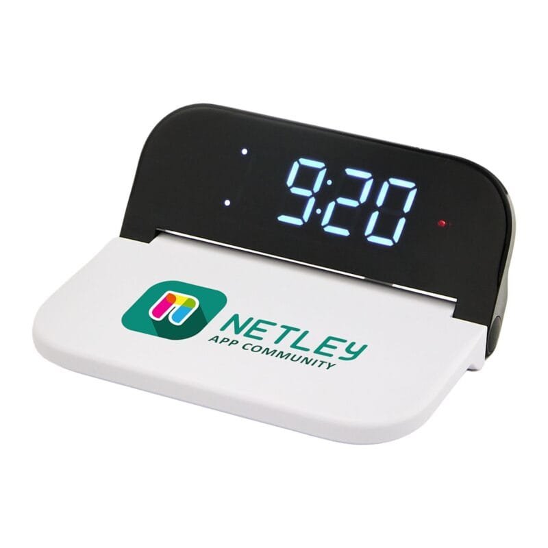 Custom Digital Power Clock 15W Wireless Charger